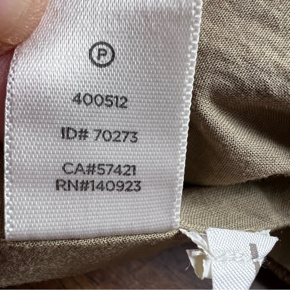 NWT Loft Khaki Linen A-Line Skirt Size 0 - Picture 15 of 16